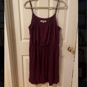 NWOT Loft purple dress